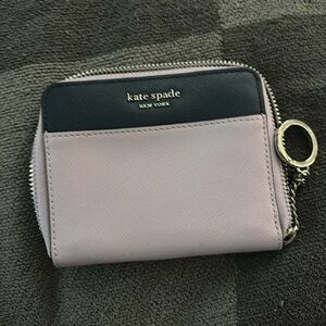 Purple and navy blue Kate spade wallet